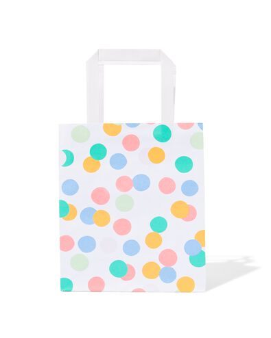 cadeautasjes M papier 21x18x8 - 6 stuks