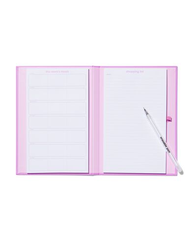 maaltijdplanner met uitgumbare pen