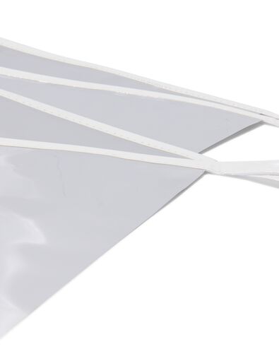 vlaggenlijn plastic zilver 6m