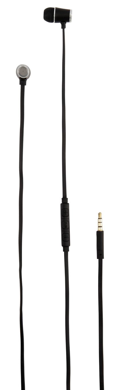 oortelefoon in-ear premium zwart