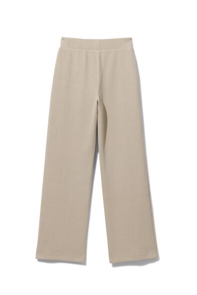 dames broek Kacey structuur beige