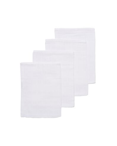 hydrofiel washandjes - 4 stuks