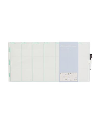 magnetisch whiteboard 30x60 weekplanner
