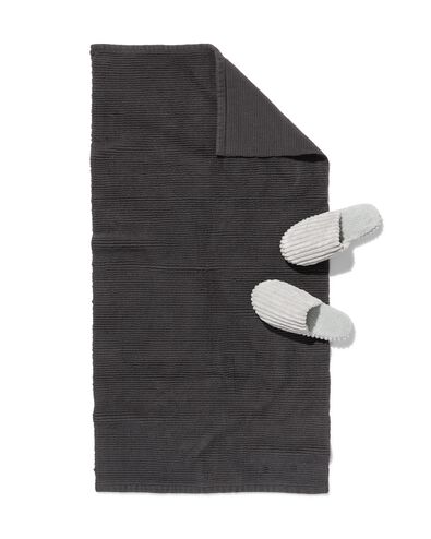 badmat 60x120 rib donkergrijs