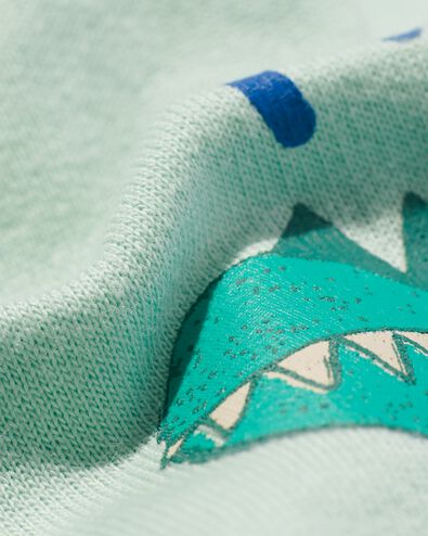 baby sweater dino mintgroen