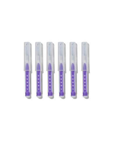 interdentale borsteltjes 6mm - 6 stuks
