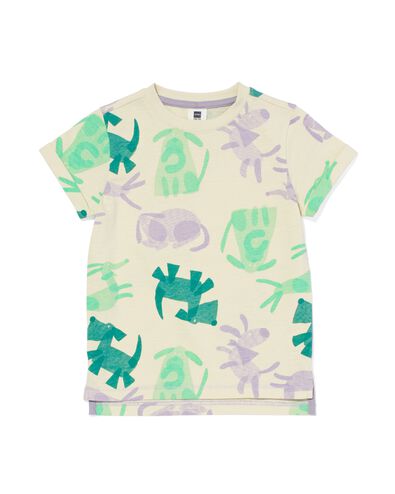 kinder t-shirt honden beige