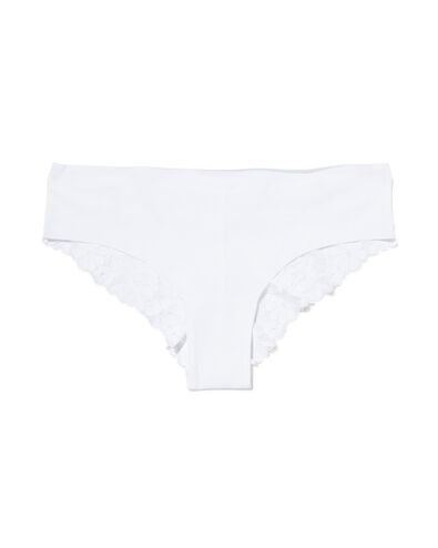 dames brazilian micro met kant wit