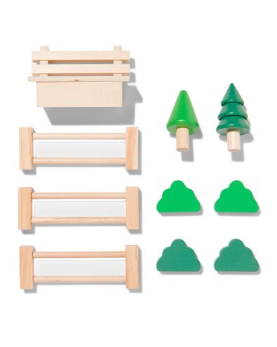 bomenset hout - 10 stuks