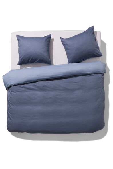 dekbedovertrek 200x200/220 katoen lyocell blauw