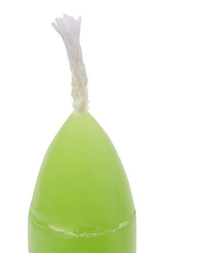 gothische kaarsen dip-dye groen &Oslash;2.2x25- 4 stuks