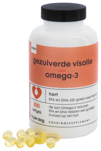 gezuiverde visolie omega-3 - 300 stuks