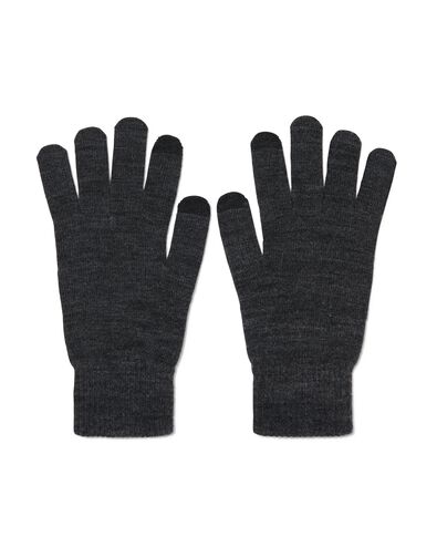 heren handschoenen met touchscreen gebreid