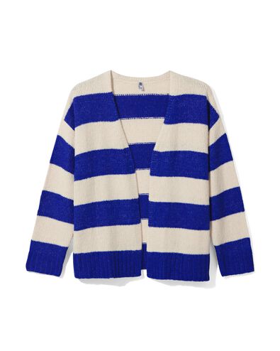 damesvest gebreid Gabby blauw