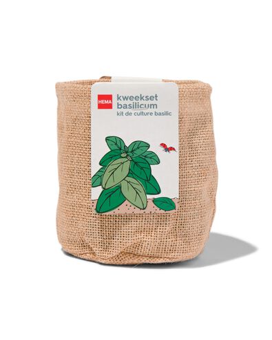 jute groeizak basilicum