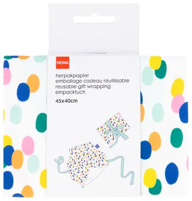 herpakpapier confetti stof 40x45
