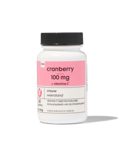 cranberry 100mg + vitamine C - 60 stuks