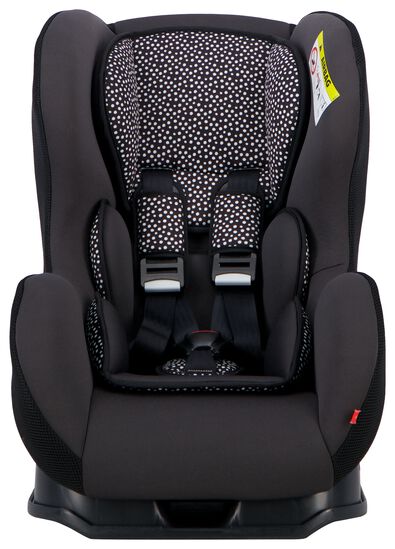 autostoel baby 0-25kg zwart/witte stip