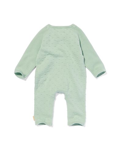 newborn jumpsuit gebreid groen