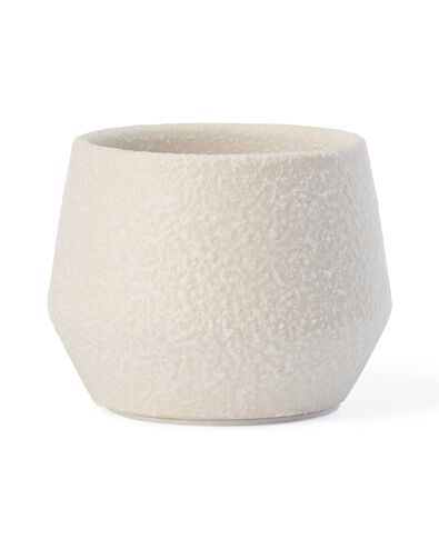 aardewerk bloempot &Oslash;6x6 wit