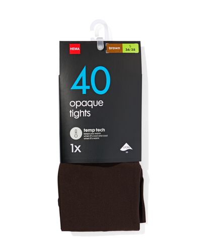 temp tech panty 40denier bruin