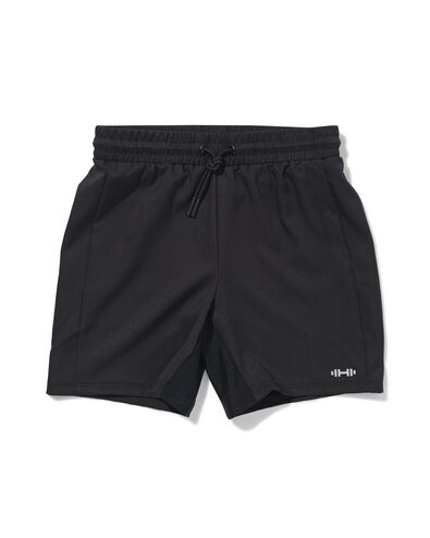 kinder korte sportbroek zwart
