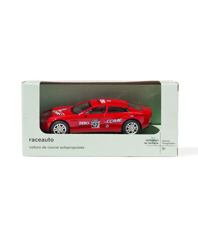 race auto metaal rood 10.5cm