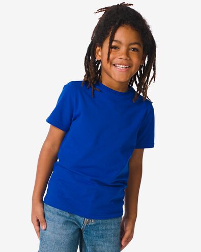 kinder t-shirt blauw