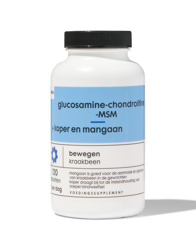 glucosamine-chondro&iuml;tine-MSM + koper en mangaan