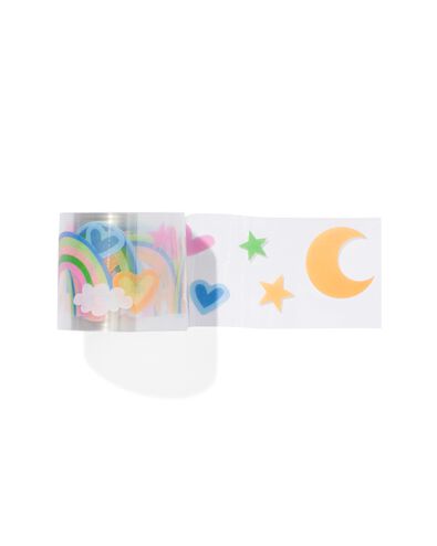 stickers op rol regenboog 400cm