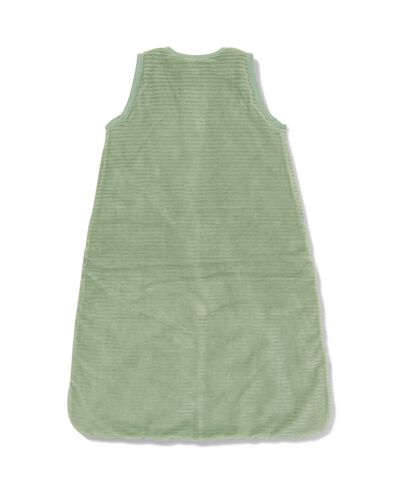 baby slaapzak mouwloos velours lichtgroen