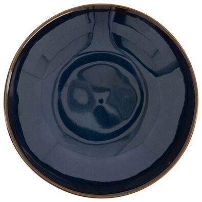 diep bord &Oslash;23cm Porto reactief glazuur donkerblauw
