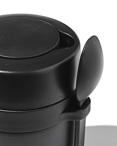 soep- en voedselbeker 400ml rvs zwart