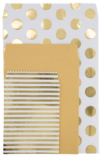 cadeauzakjes papier 16x12/22x17/31x21 - 6 stuks