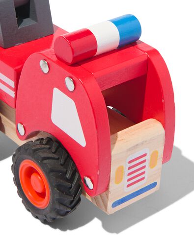 brandweerauto hout 13.7cm