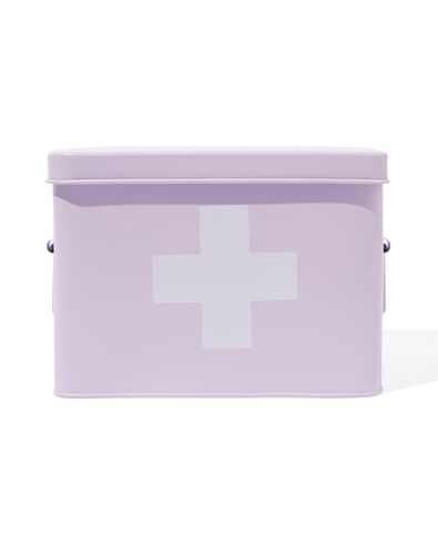 medicijnbox klein lila 14.5x23x16