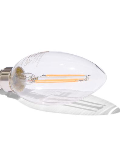 led kaars clear E14 2.1W 250lm