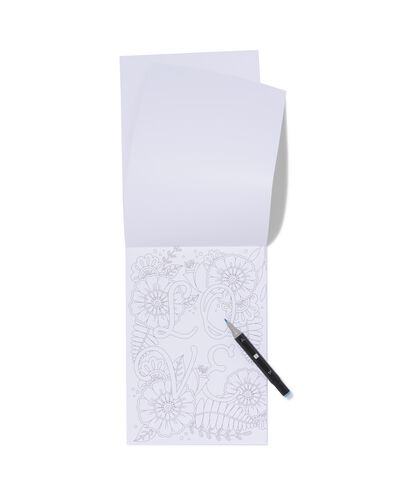 natuur kleurboek met quotes A4