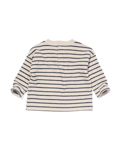 baby shirt strepen  ecru