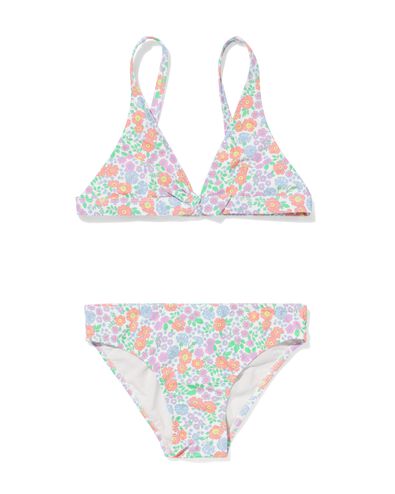 kinder bikini smock met bloemen multi