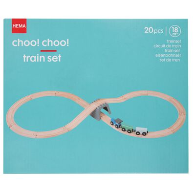 treinset hout 21-delig