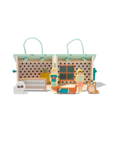 houten HEMA dierenwinkel 13x12x15