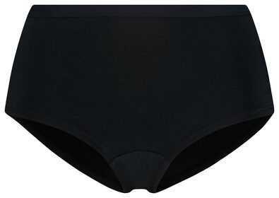 dames boxershort zacht katoen zwart
