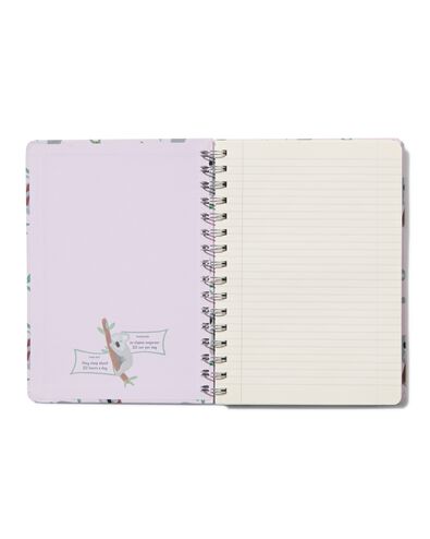 notitieboek met spiraal A5 gelinieerd koala