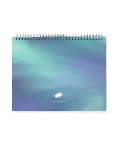 weekplanner met spiraal 21x37 sterren