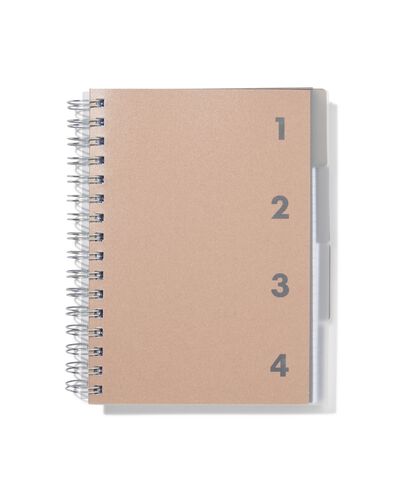 collegeblok 4-in-1 A5 gelinieerd kraft
