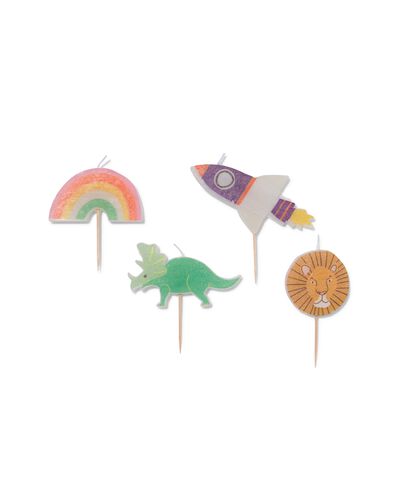 taartkaarsjes 9-14cm kids - 4 stuks