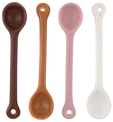 lepeltjes 14cm aardewerk 4 stuks