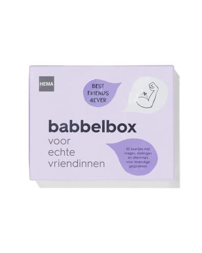babbelbox voor echte vriendinnen