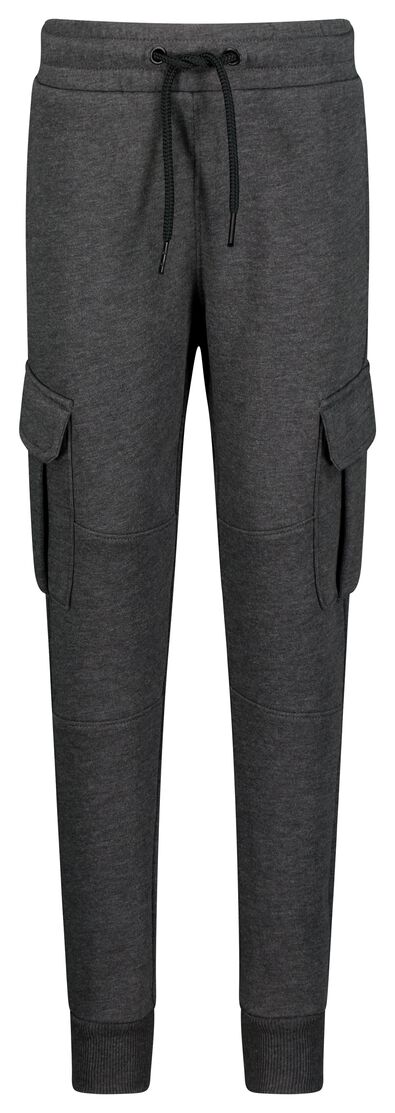 kinder cargobroek donkergrijs
